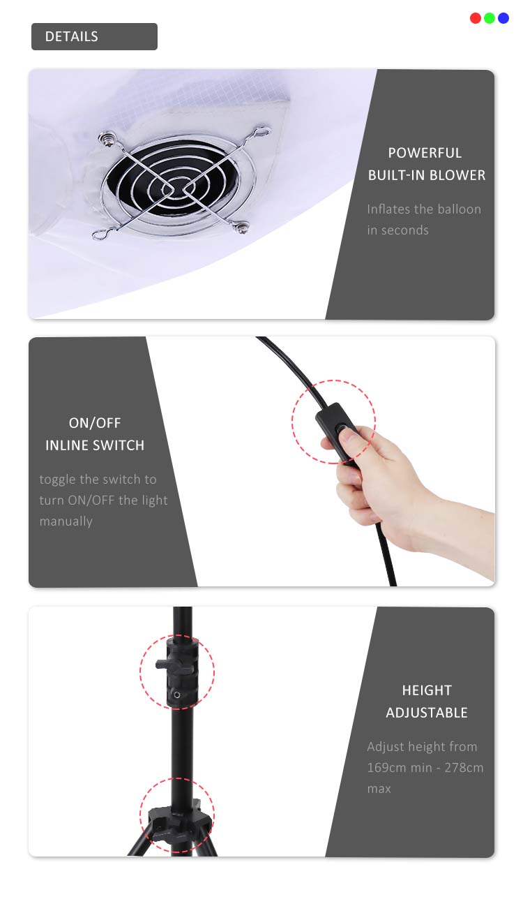 balloon floor lamp RGB