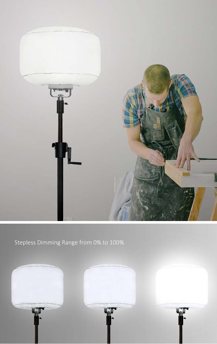 LED balloon light tower white light