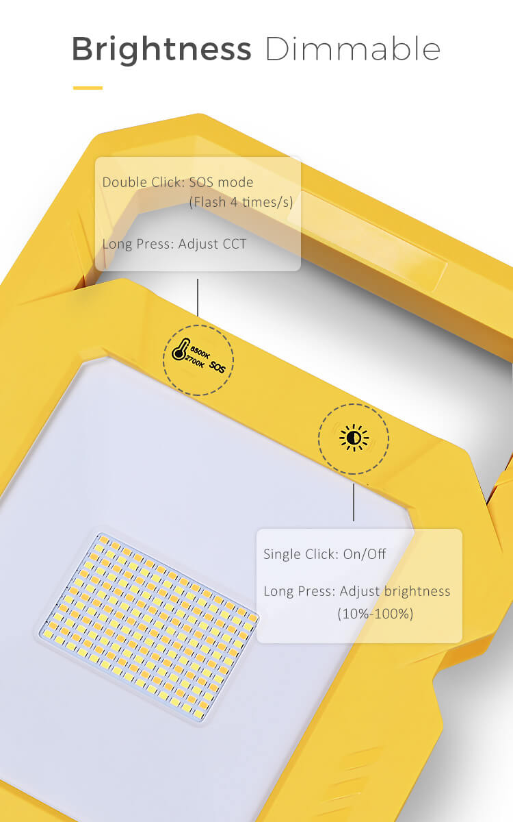 brightness dimmable brightness dimmable LED work light