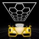 Harolux Hexagon Garage Lights from China factory in auto shop