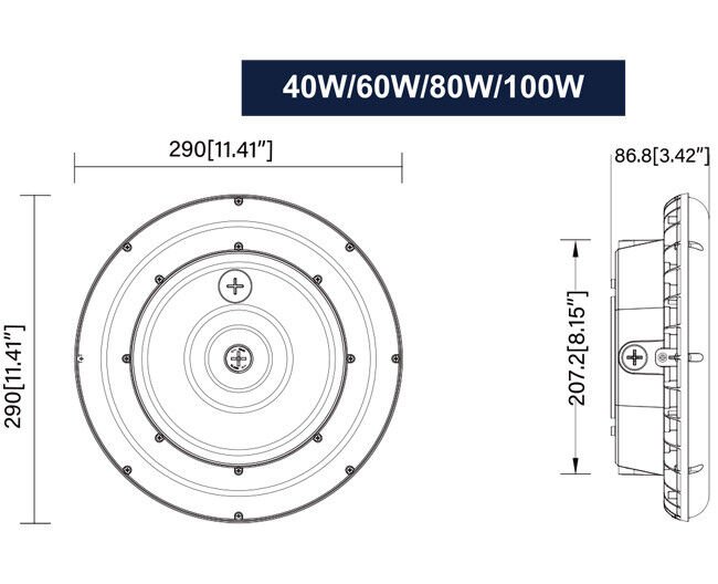 LED Canopy Light Detail