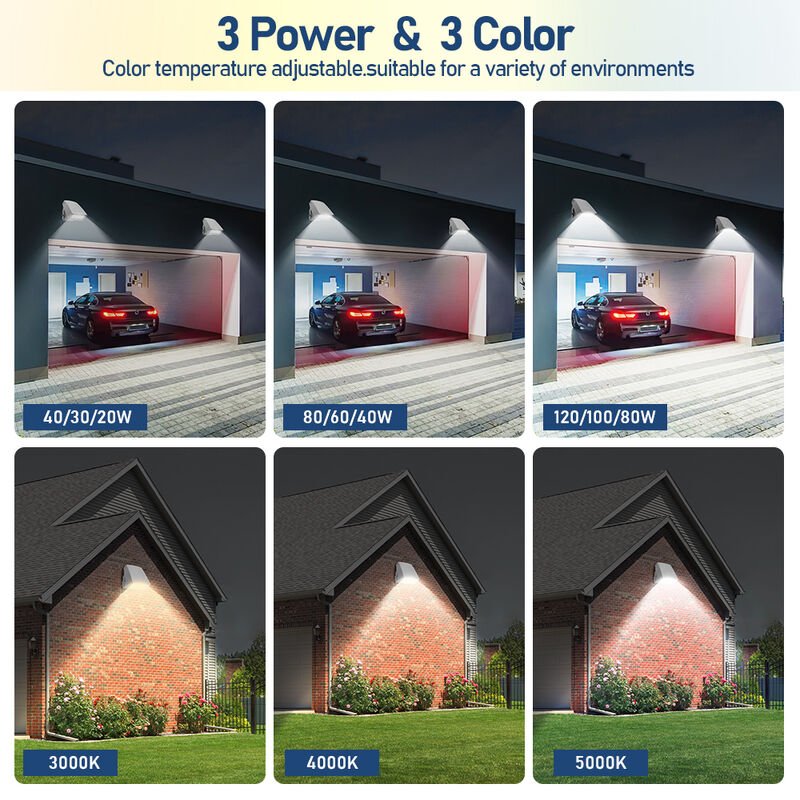 LED Wall Pack Dimensions