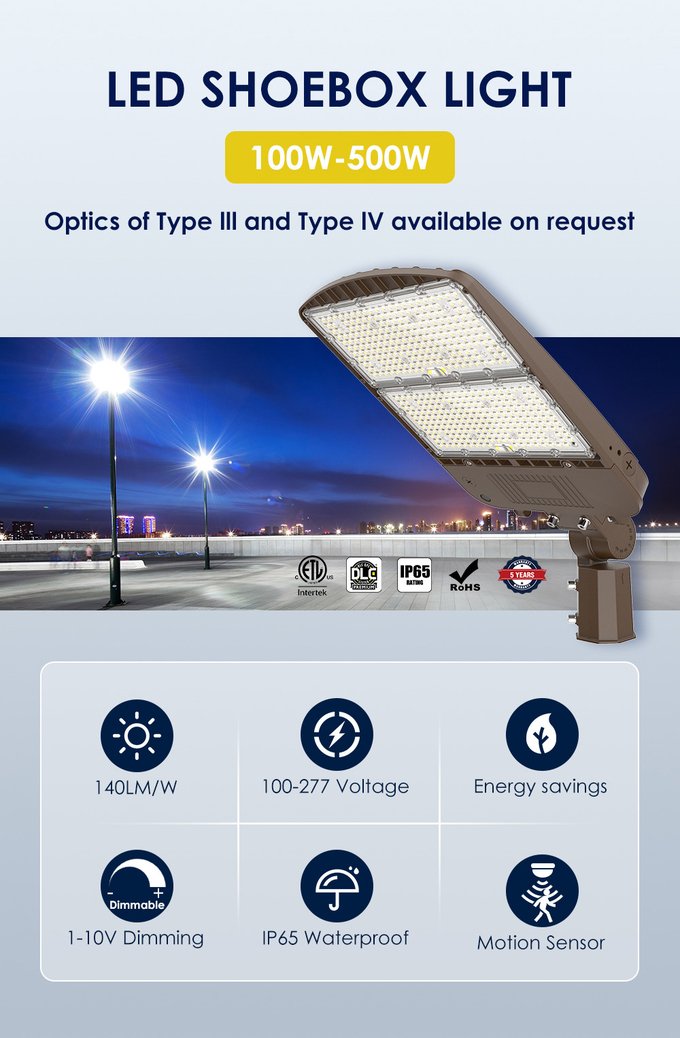 LED Shoebox Light Detail